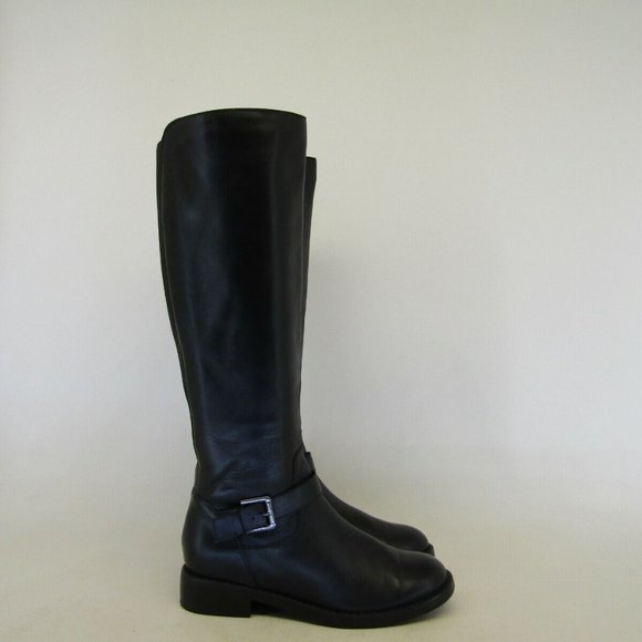 Blondo Boots Black Size 6.5 Waterproof Leather Riding Boots NEW no tags - Picture 4 of 16